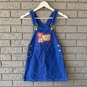 Vintage Barbie Overalls Dress Girls Size 7